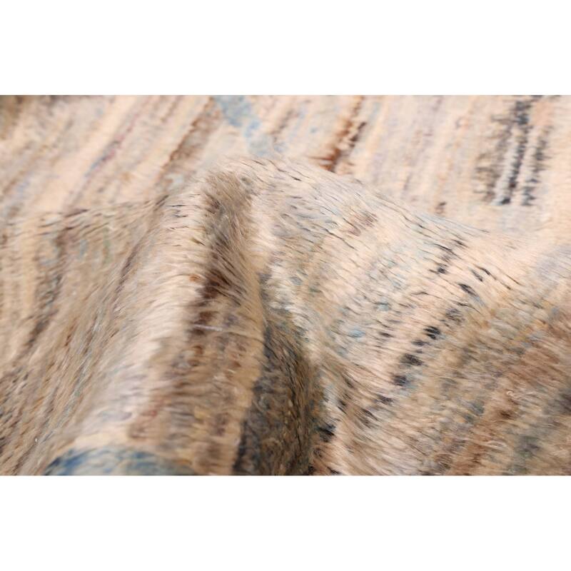 ECARPETGALLERY Hand-knotted Pak Finest Marrakesh Grey Wool Rug - 9'3 x 11'7