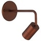 preview thumbnail 18 of 46, Access Lighting Cafe 1 Light LED Wall Or Ceiling Spotlight Bronze