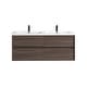 preview thumbnail 1 of 21, Kingdee 60D" Wall Mounted Vanity with Reinforced Acrylic Sink