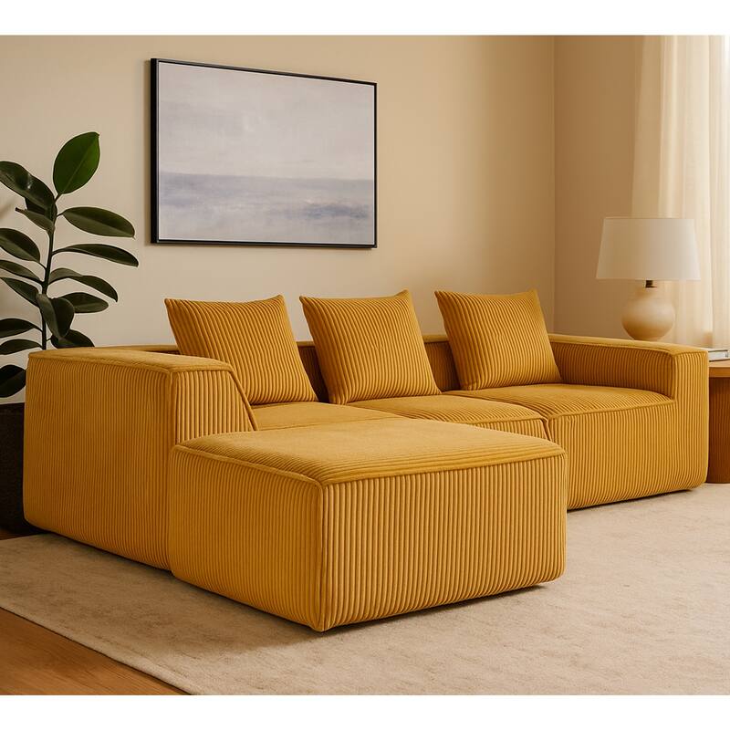 Multi Person Modular Compression Sofa That Can Be Freely
