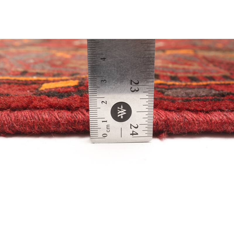 ECARPETGALLERY Hand-knotted Andelz Red Wool Rug - 4'6 x 6'8