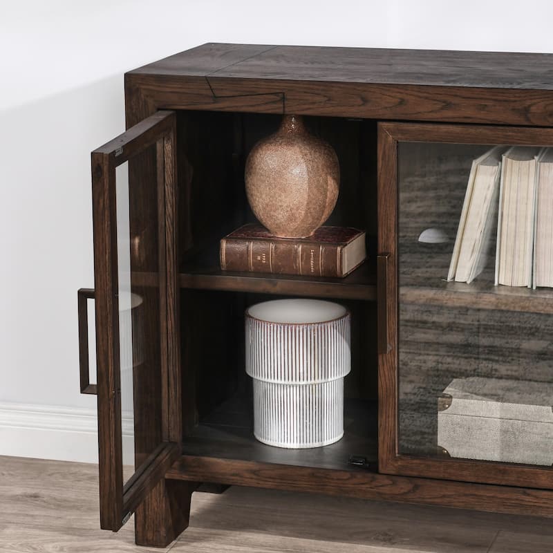 Classic Home Troy 72" Reclaimed Oak Buffet Sideboard