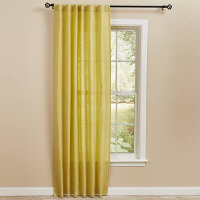 Split P Pear Linen Hidden Tab Panel 84"L - 50" x 84"