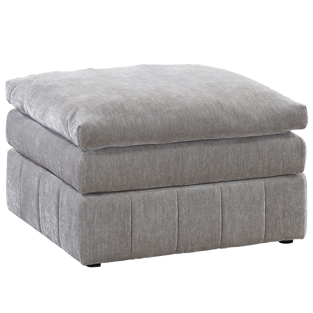 Morgan Fabric Upholstered Ottoman