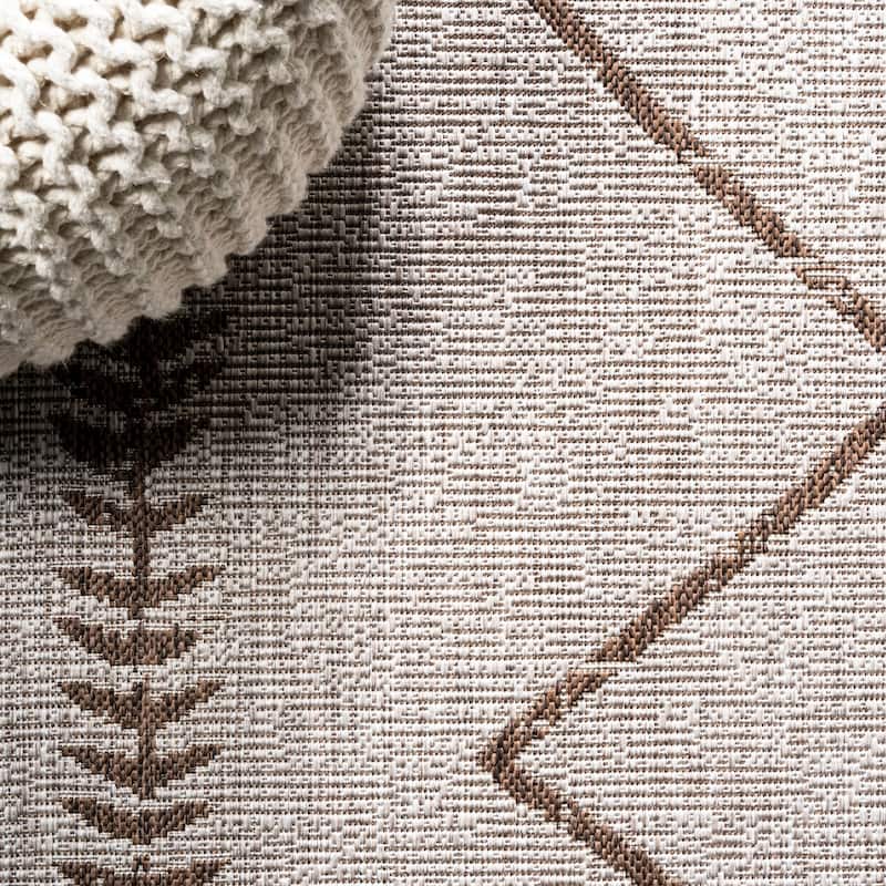 JONATHAN Y Kafel Tribal Diamond Trellis Indoor/Outdoor Area Rug