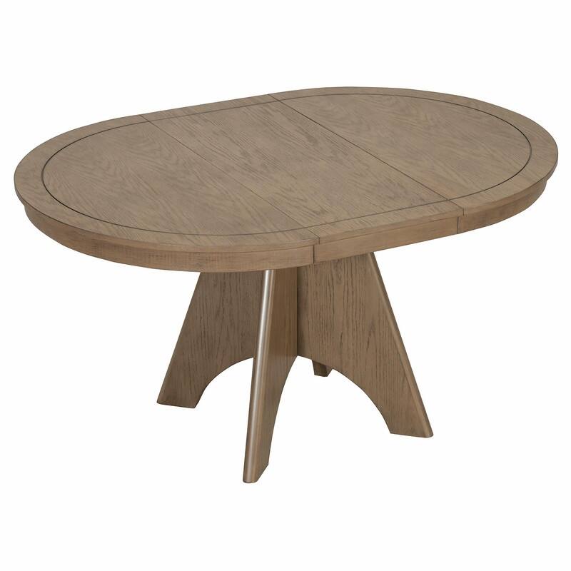 Vintage Extendable Farmhouse Dining Table - 42" to 58" Rustic Kitchen Table for 4-6