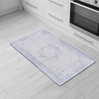 Traditional Bohemian Cushioned Anti Fatigue Standing Kitchen Mat