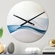 preview thumbnail 8 of 9, Designart '3D Wave of Water Splash' Oversized Modern Wall CLock 16 in. wide x 16 in. high
