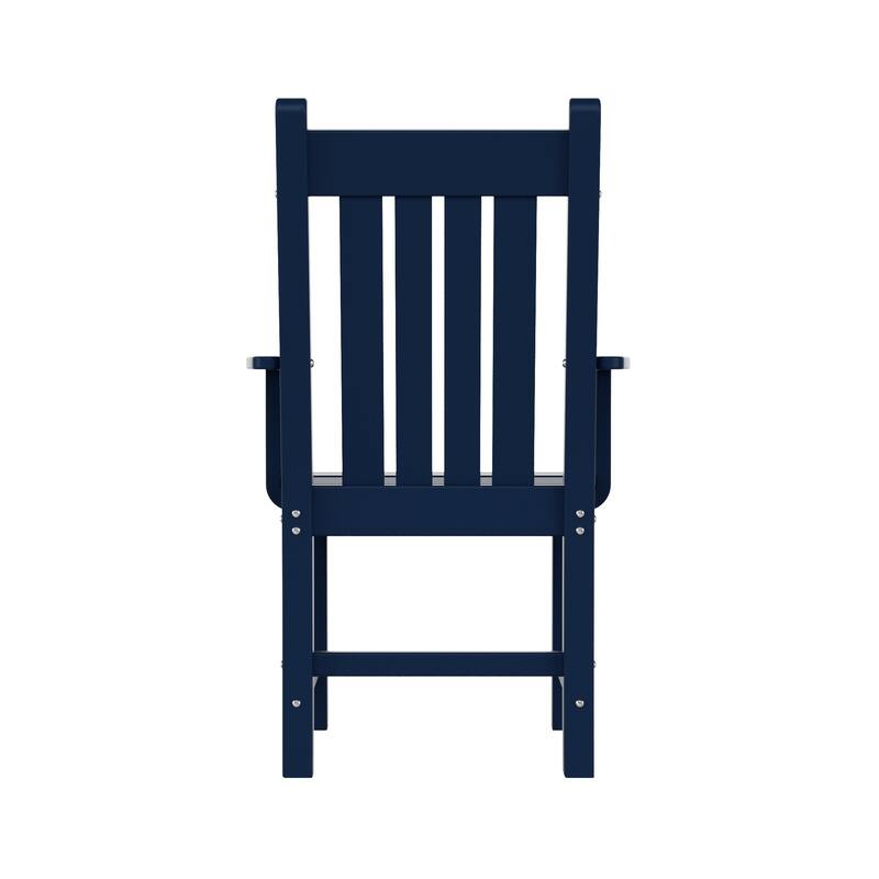 Laguna Hdpe All Weather Outdoor Patio Dining Chair With Arms