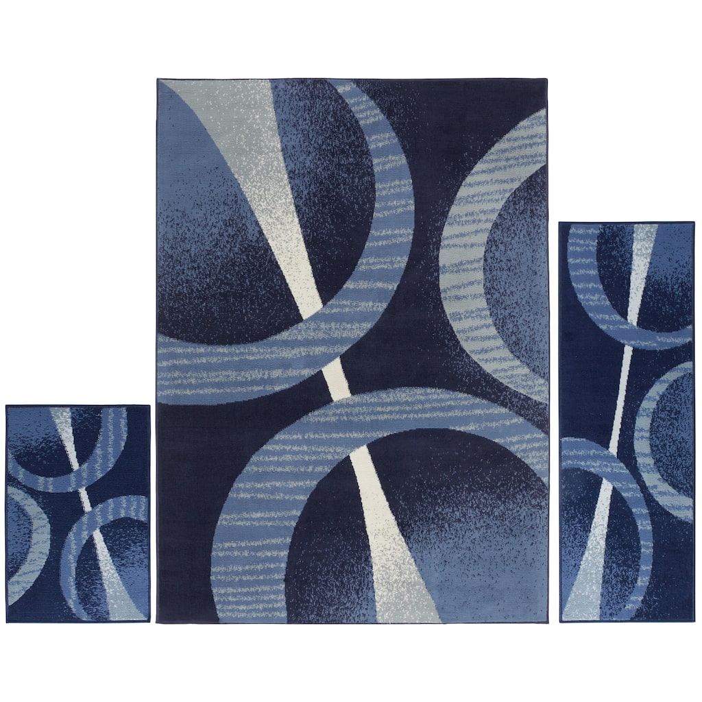 Home Dynamix Ariana Collection Contemporary 3-Piece Area Rug (4'11"x6'11", 1'8"x4'11", 1'8"x2'8")