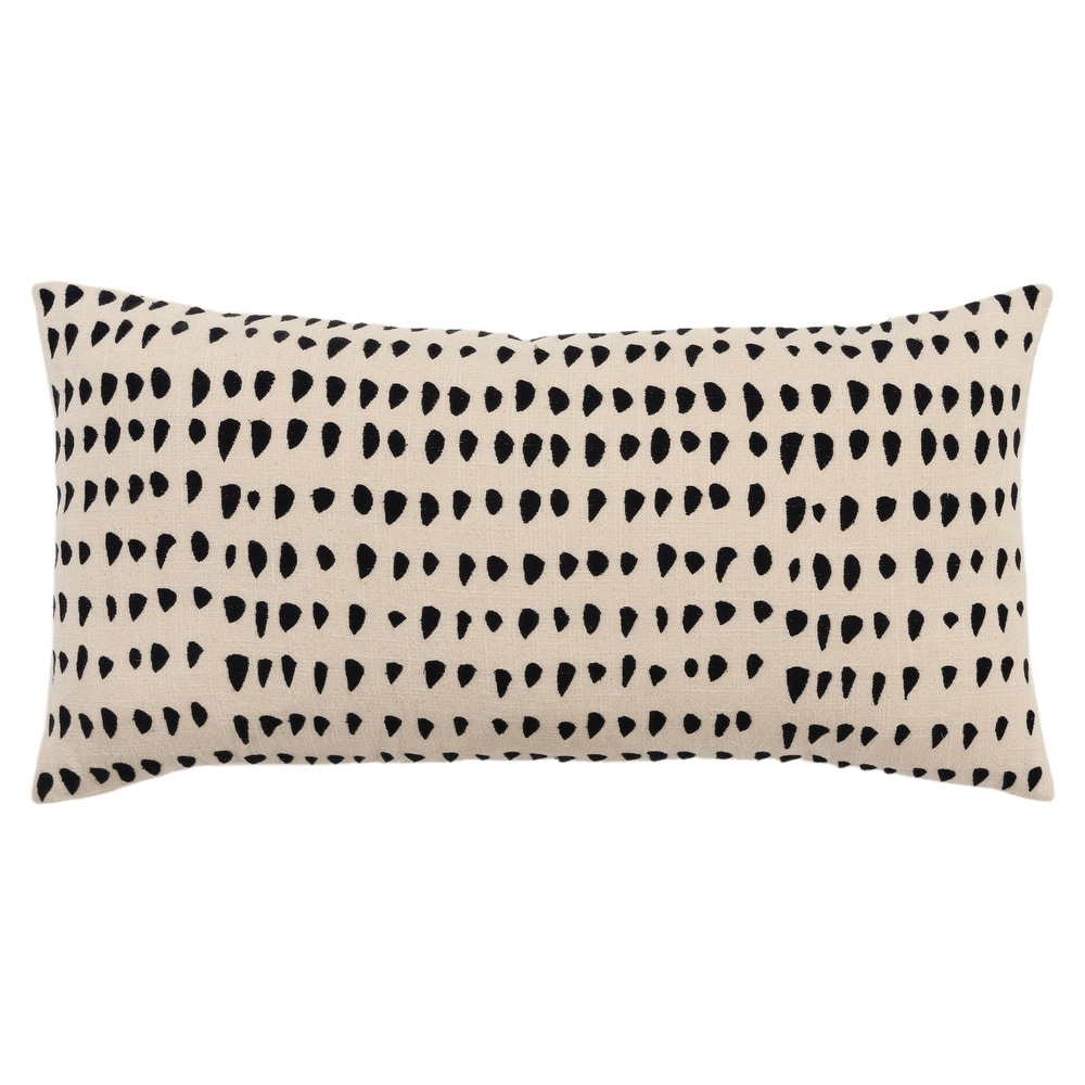 Rizzy Home Transitional Down Filled Decorative Pillow 14"x26"