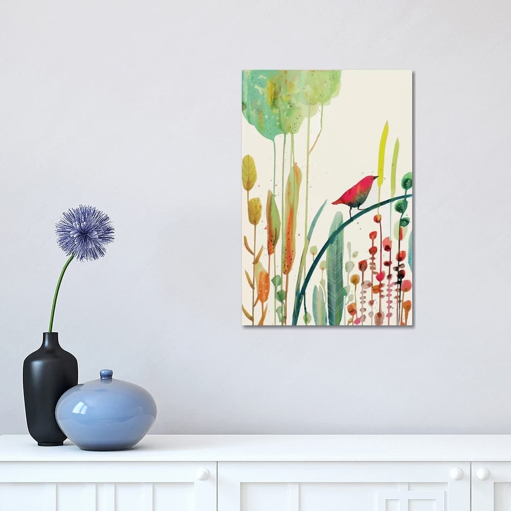 iCanvas "To Sing For" by Sylvie Demers Canvas Print