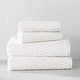 preview thumbnail 22 of 24, DKNY Metro Tile Quick Dry Bath and Hand Towel 4-piece Set White
