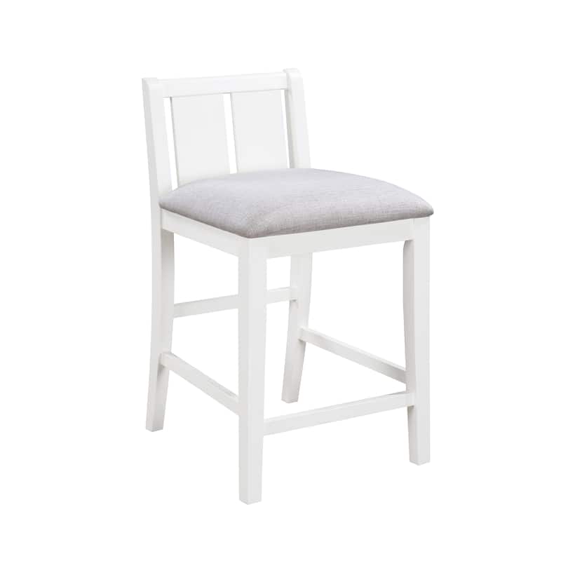 Graham 3-Piece Counter Height Dining Table with Shelves and 2 Chairs