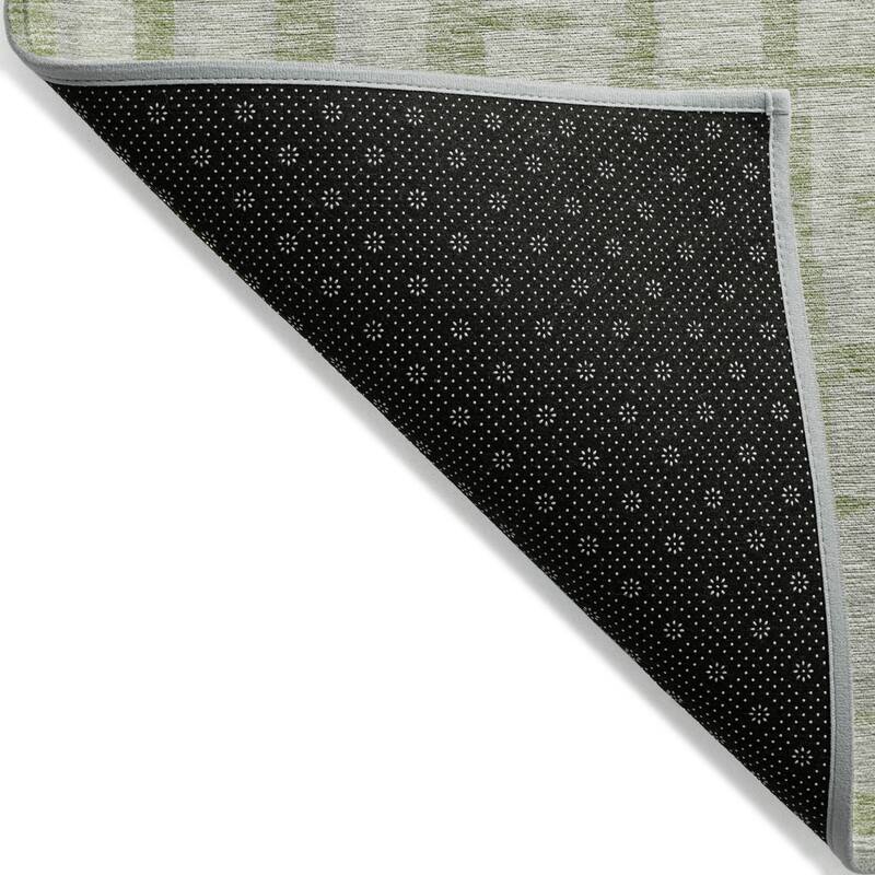 HomeRoots Striped Transitional Rectangle Outdoor Rug