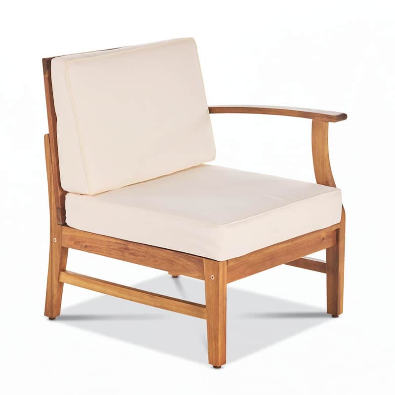 Outdoor 3 SEATER SOFA AND TABLE SET, CREAM