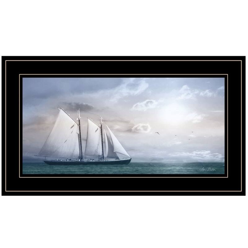 TrendyDecor4U "Adventure on the Seas" Framed Print Wall Art by Lori Deiter