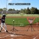 preview thumbnail 13 of 19, 7x7 ft Baseball Softball Practice Net with Carry Bag and Strike Zone