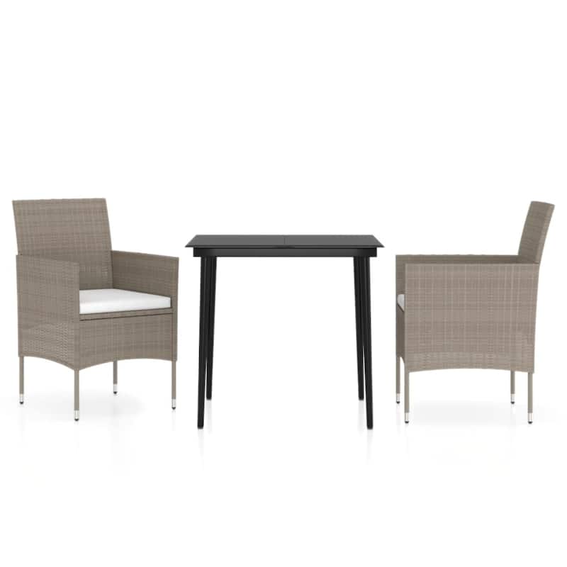vidaXL Patio Dining Set Outdoor Dining Set Table and Chair Set for Garden