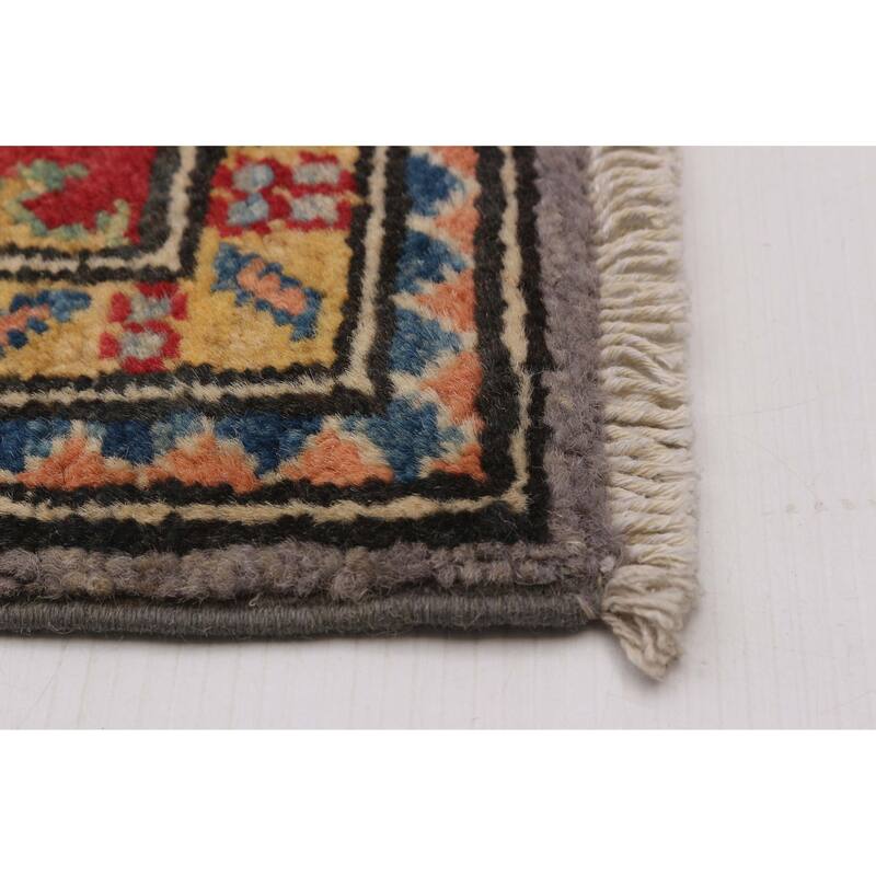 ECARPETGALLERY Hand-knotted Uzbek Ghazni Grey Wool Rug - 2'8 x 9'10