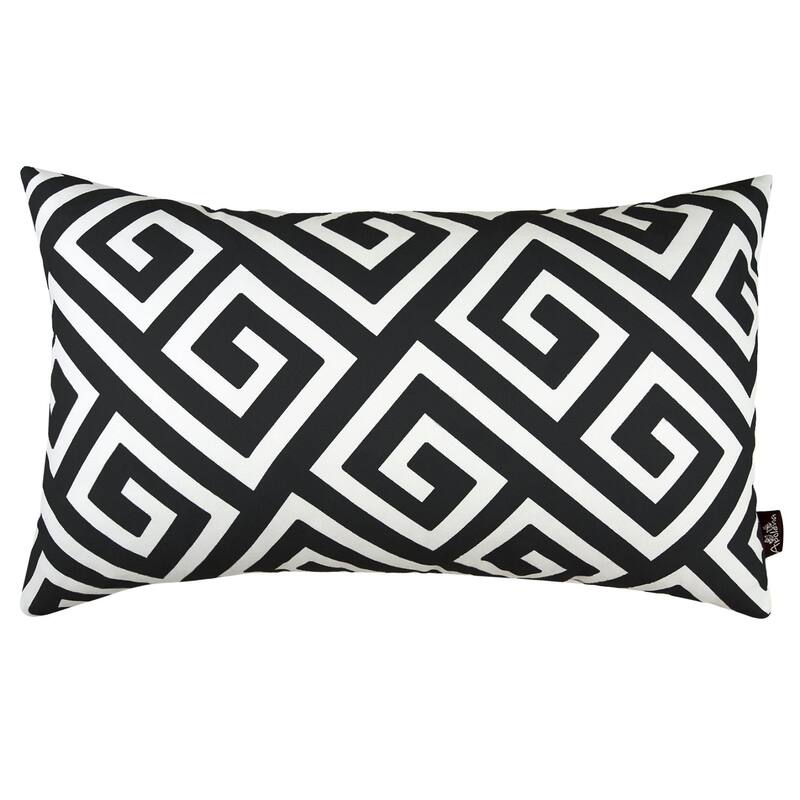 Greek Key Lumbar Throw Pillow Cover