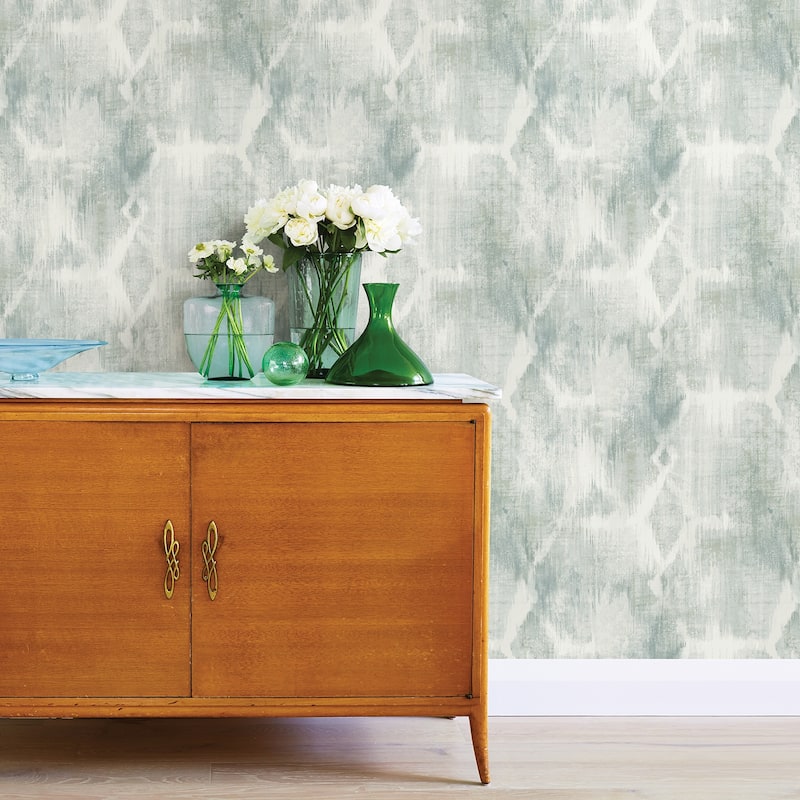 A-Street Prints Perspective Sage Abstract Geometric Wallpaper