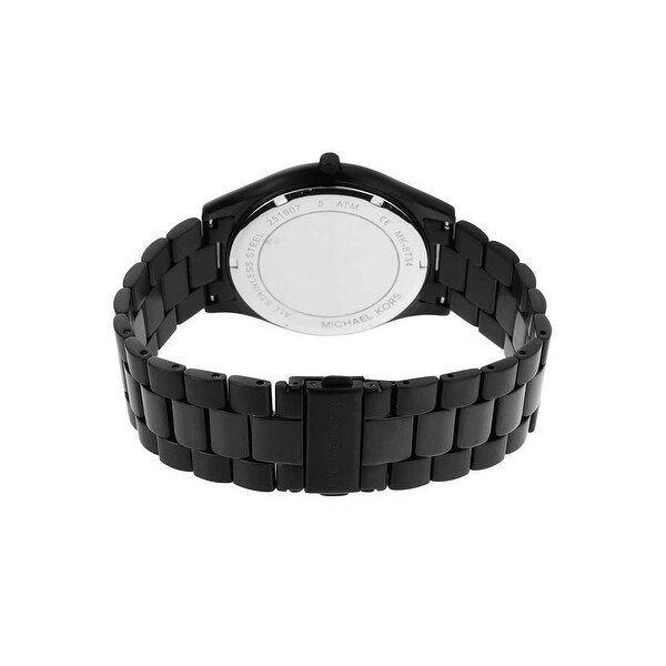michael kors slim runway red watch