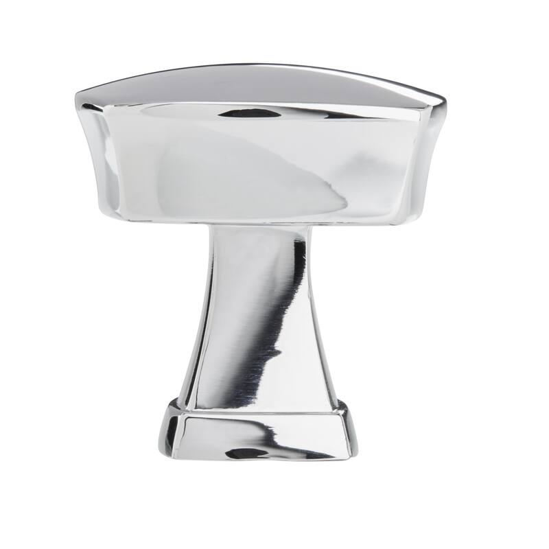 Stature 1-1/4 in (32 mm) Length Polished Chrome Cabinet Knob - 1.25