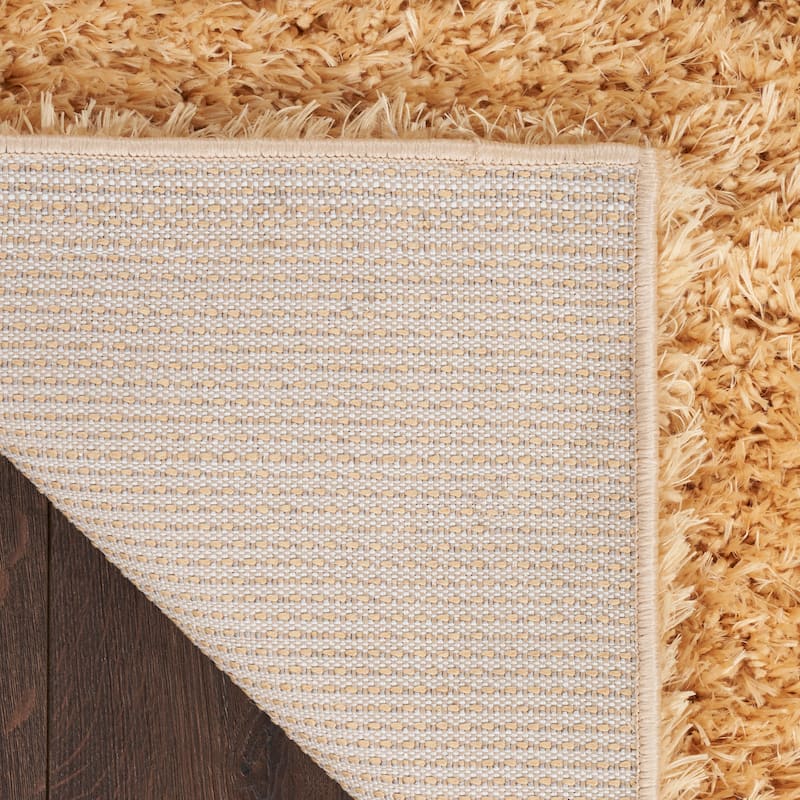 Nourison Lush Shag Contemporary Solid Shag Area Rug