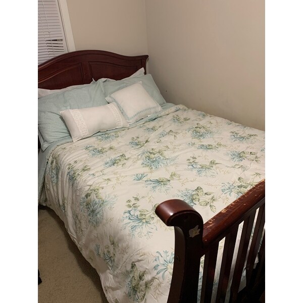 Laura Ashley Honeysuckle Blue Cotton Comforter Bonus Set Overstock 29030429 Последние твиты от laura ashley usa (@lauraashleyusa). laura ashley honeysuckle blue cotton