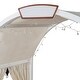 preview thumbnail 16 of 18, Twin Size Bed with Arched Canopy and Integrated Drawers , Pinewood Construction, Playful Tent