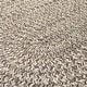 preview thumbnail 11 of 10, 100% ALL - NATURAL Wool Woven Tweed Indoor Area Rug 1' 8" x 2' 6" - Dark Grey