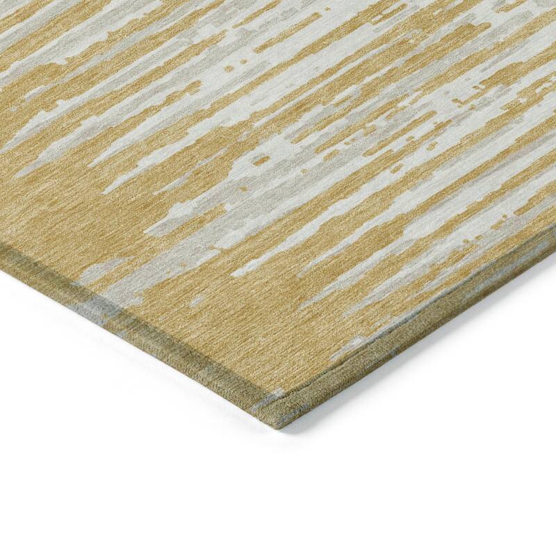 Machine Washable Indoor/ Outdoor Chantille Abstract Ombre Rug