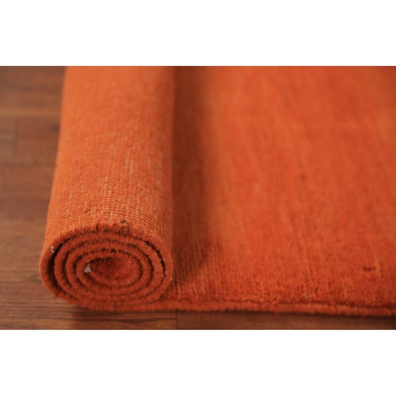 Gabbeh Oriental Rug Hand-Knotted Foyer Wool Carpet - 2'9" x 4'0"