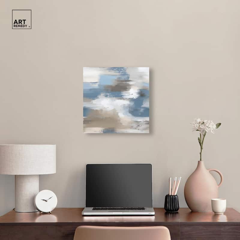 Sand and Snow Canvas by Art Remedy, Gallery Wrapped