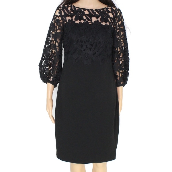 ralph lauren lace sheath dress