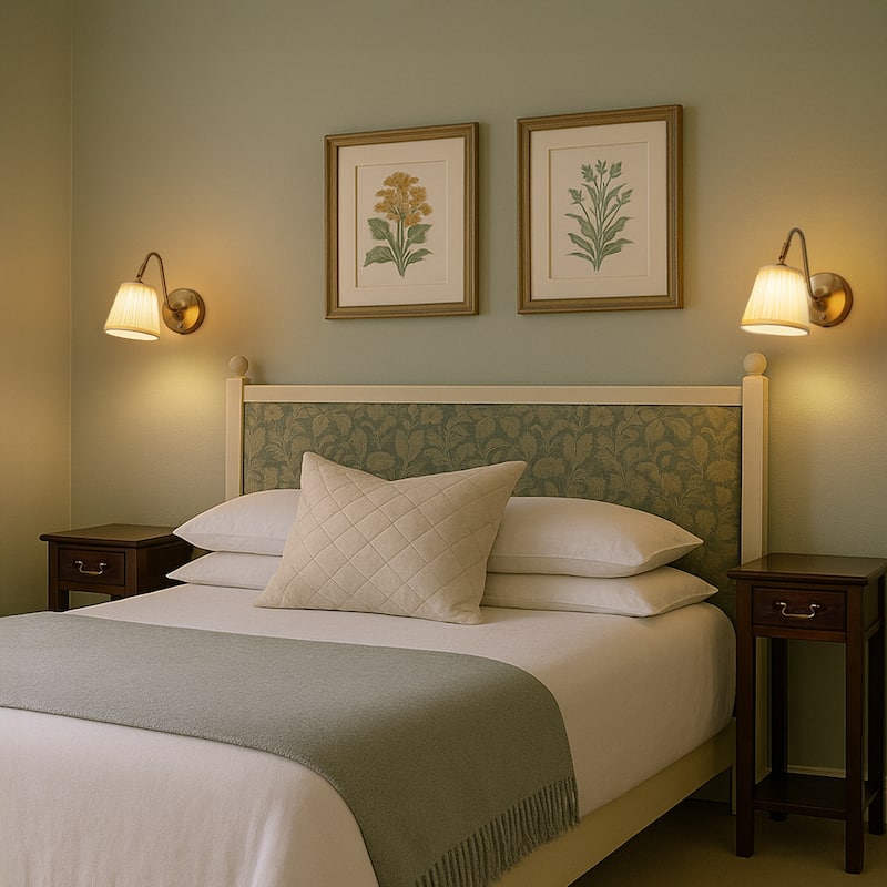 Battery Operated Wall Sconces Dimmable Integrated LED Rechargeable Cordless Swing Head for Bedroom or Corridors(2 Pack) - W5''