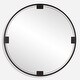 preview thumbnail 1 of 4, Uttermost 09986 Cornelia 42-1/2" Diameter Circular Framed Bathroom Black