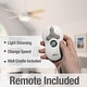 preview thumbnail 5 of 23, Hunter 44" Dempsey Ceiling Fan with LED Light Kit and Handheld Remote - Contemporary, Transitional, Industrial