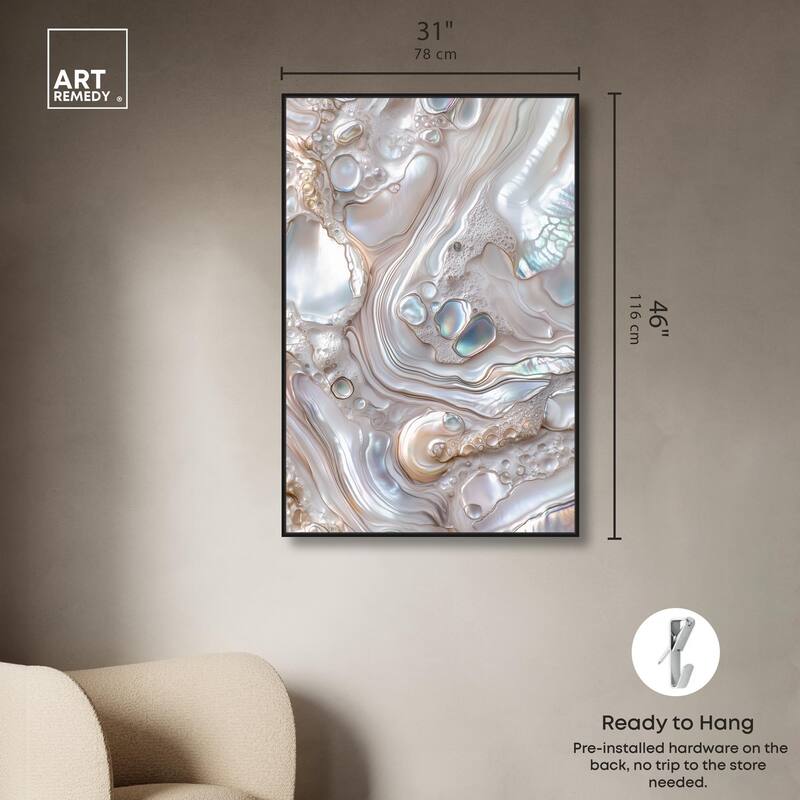 Fluid Preciousness II Canvas by Art Remedy