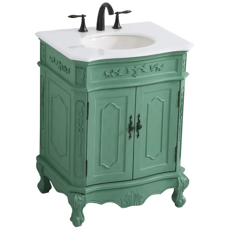 Elegant Lighting VF10127-VW Danville 27" Free Standing Single Basin