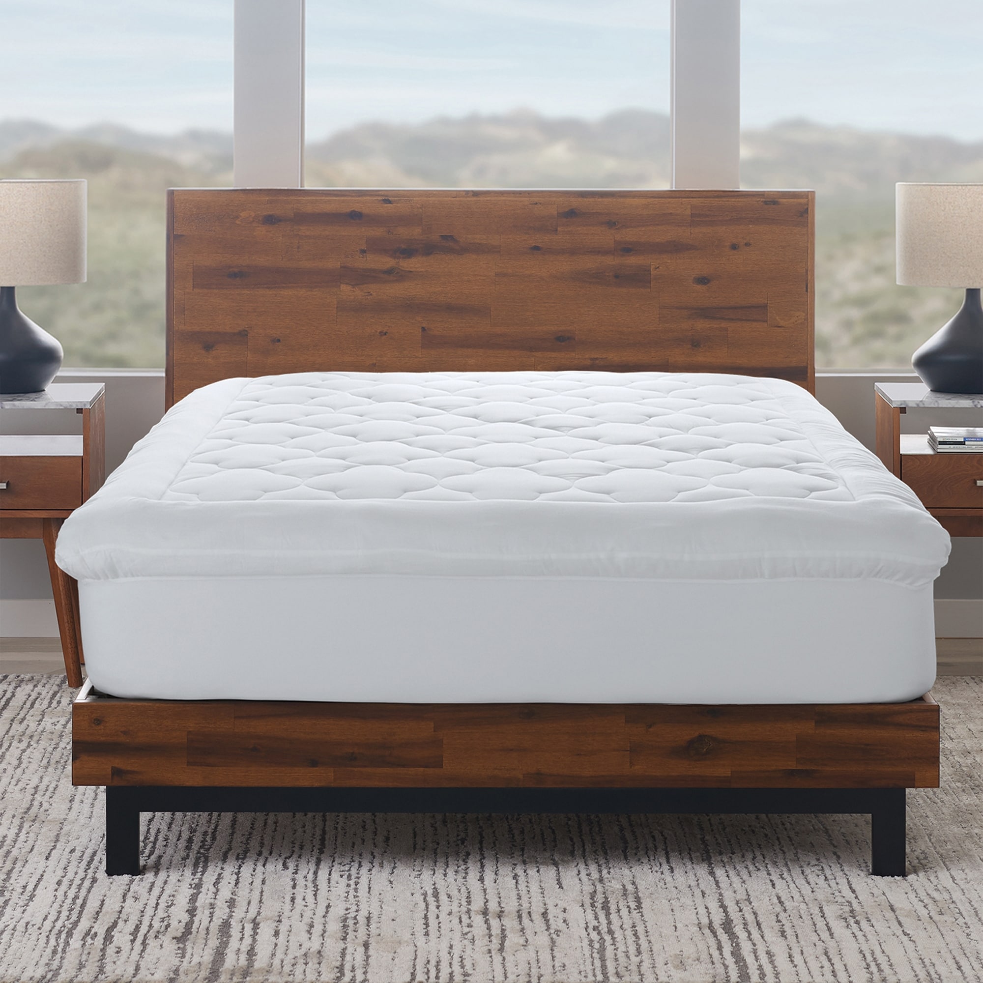 The Mega thick Pillow Top Mattress Pad Topper Bed Bath Beyond 28435554
