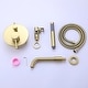 preview thumbnail 31 of 41, Solid Brass 2 Handle Wall Mounted Roman Tub Faucet With Handheld Shower