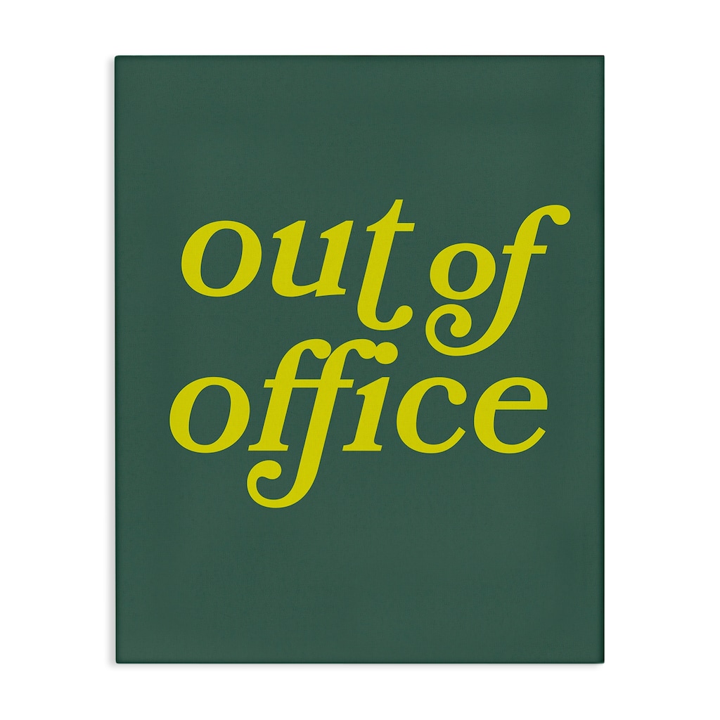 Stupell Minimal Out Of Office Canvas Wall Art Design By Victoria Barnes