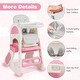 preview thumbnail 4 of 8, Gymax Convertible Baby Tall Chair 2-Tier Food Tray Feeding Chair for