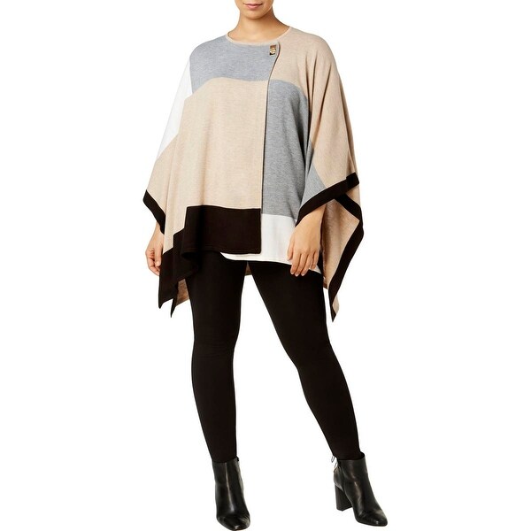 calvin klein poncho sweater