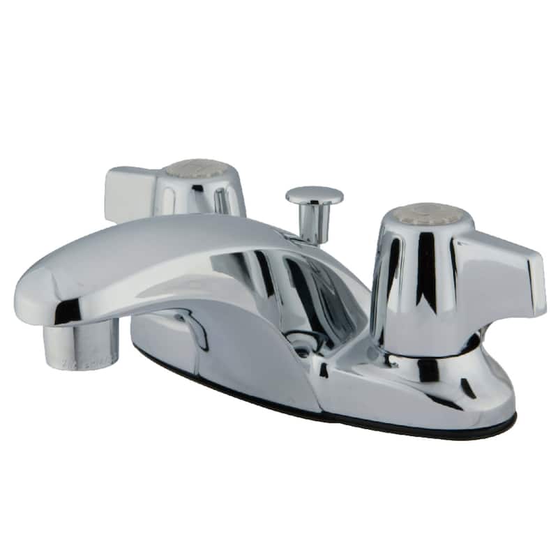 Kingston Brass Magellan Centerset Bathroom Faucet with Brass Pop-Up - Polished Chrome