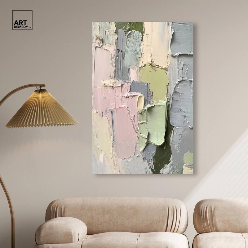 Creamy Contours II Canvas by Art Remedy, Gallery Wrapped