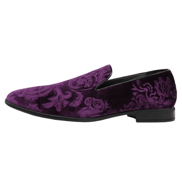 men's velvet dress slippers
