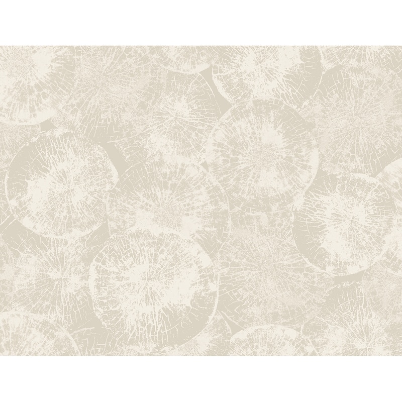 Seabrook Designs Eren Unpasted Wallpaper - 27 in. W x 27 ft. L - Dove Grey